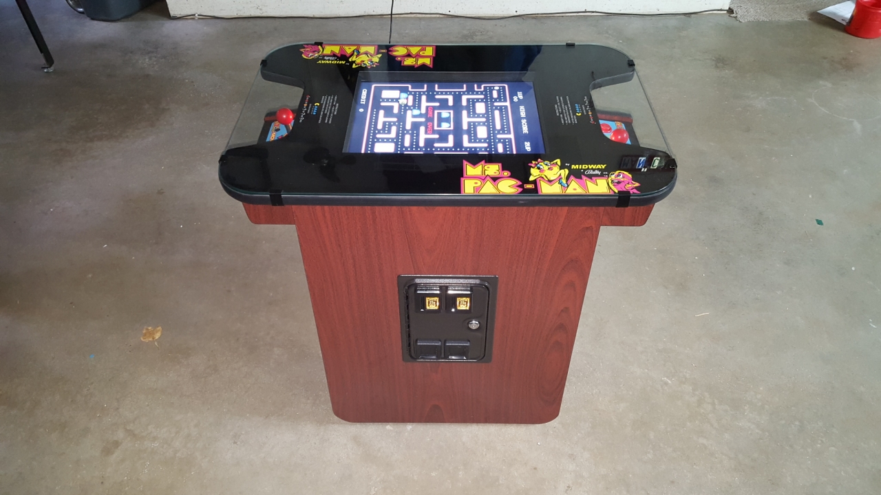 For Sale Ms Pacman Cocktail Cabinets Maine Pinball Repair